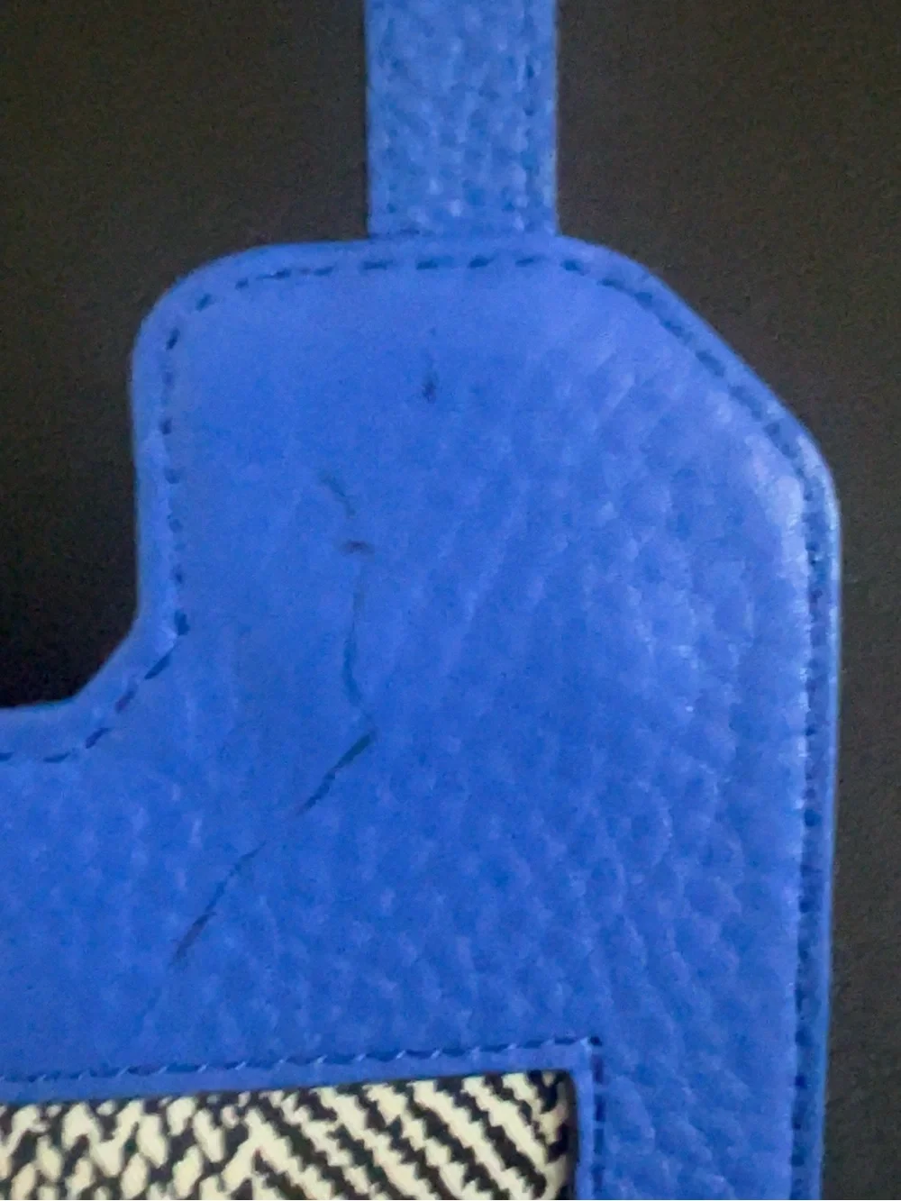 Rebecca Minkoff Mini Jules Blue Pebbled Leather Satchel Crossbody